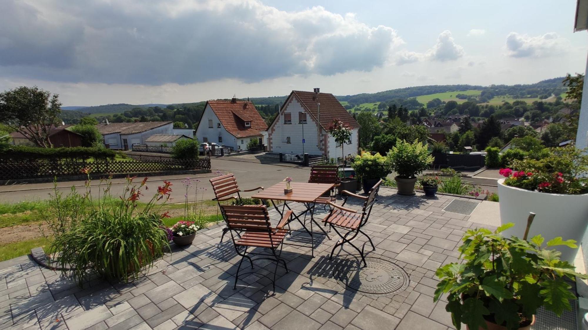 Ferienwohnung Naumann Schotten Exteriör bild